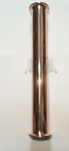 Медь Tri-Clamp Трубы, катушки 1.5 «(38 мм) OD51, длина 300 мм (12») с наконечником из нержавеющей стали.