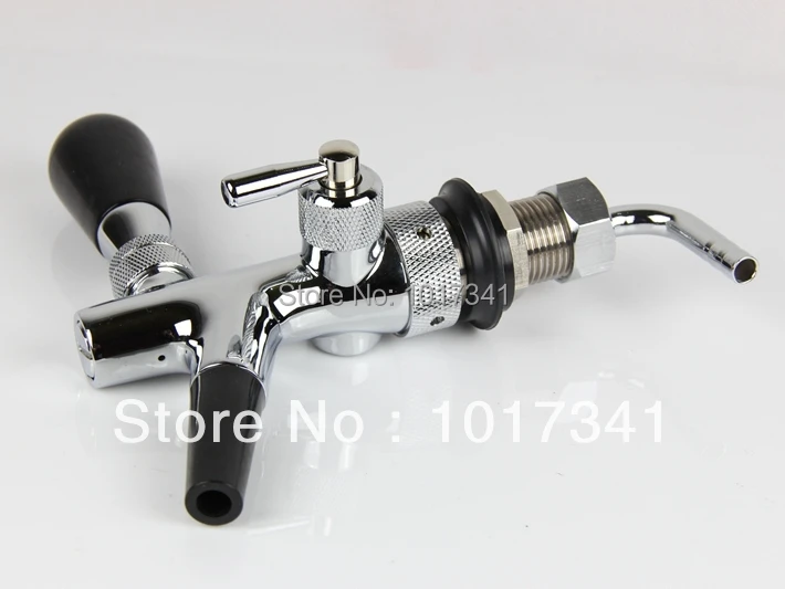 

Flow Restrictor Draft Tap w/ Plastic Nozzle, Beer Tap(Faucet), Kegging Equipmen, Chrome Plated