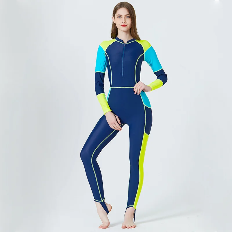 Sbart طفح الحرس المرأة قطعة واحدة ملابس السباحة طويلة الأكمام الإناث ملابس السباحة تصفح إركب الرياح الإبحار كامل ثوب السباحة ملابس الغوص DBE Sbart طفح الحرس المرأة قطعة واحدة ملابس السباحة طويلة الأكمام الإناث ملابس السباحة تصفح إركب الرياح الإبحار كامل ثوب السباحة ملابس الغوص DBE