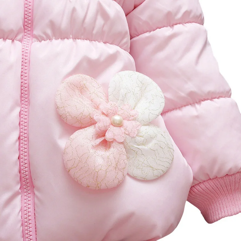 Теплая куртка для малышей; зимнее Детское пальто для девочек; хлопковая куртка для девочек; детское плотное теплое пальто