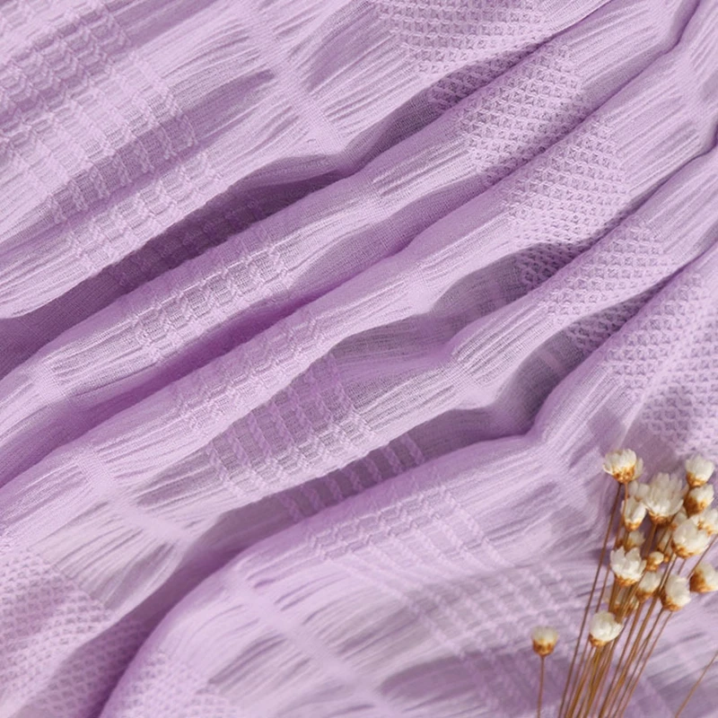 Весенне-летняя хлопковая эластичная жаккардовая ткань, детское платье однотонная хлопковая ткань, 50x140 см/шт, T726