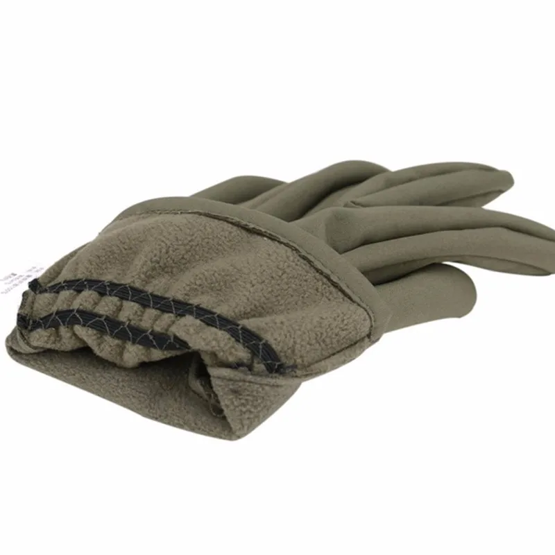Richyuan, уличные тактические мягкие камуфляжные перчатки из кожи акулы, зимние теплые водонепроницаемые ветрозащитные флисовые перчатки унисекс