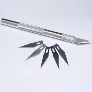 

Tool Sculpture Engrave 6 Blade Carve Knife Extra Backup Graver Cutter Scorper Craft Razor Sharp woodcarve Wood Cut Sculpte Hobby