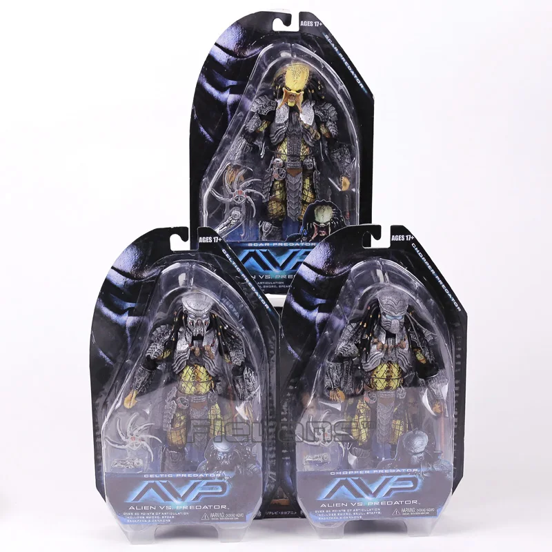 NECA AVP Alien vs. Predator Chopper Celtic Scar Predator PVC Action Figure Collectible Model Toy цена NECA AVP Alien vs. Predator Chopper Celtic Scar Predator PVC Action Figure Collectible Model Toy цены онлайн