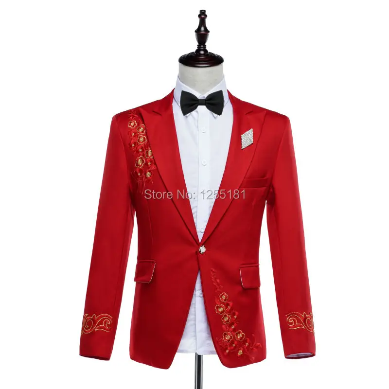 red suits plus size
