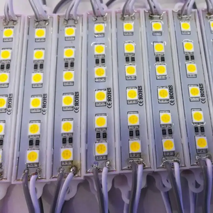 LED Module 5050 6 LED 12V waterproof advertisement design led modules super bright lighting LED Module 5050 6 LED 12V waterproof advertisement design led modules super bright lighting