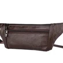 Стиль модный мужской водонепроницаемый поясной карман ремень телефон сплошной карман на молнии ремень бизнес сумка