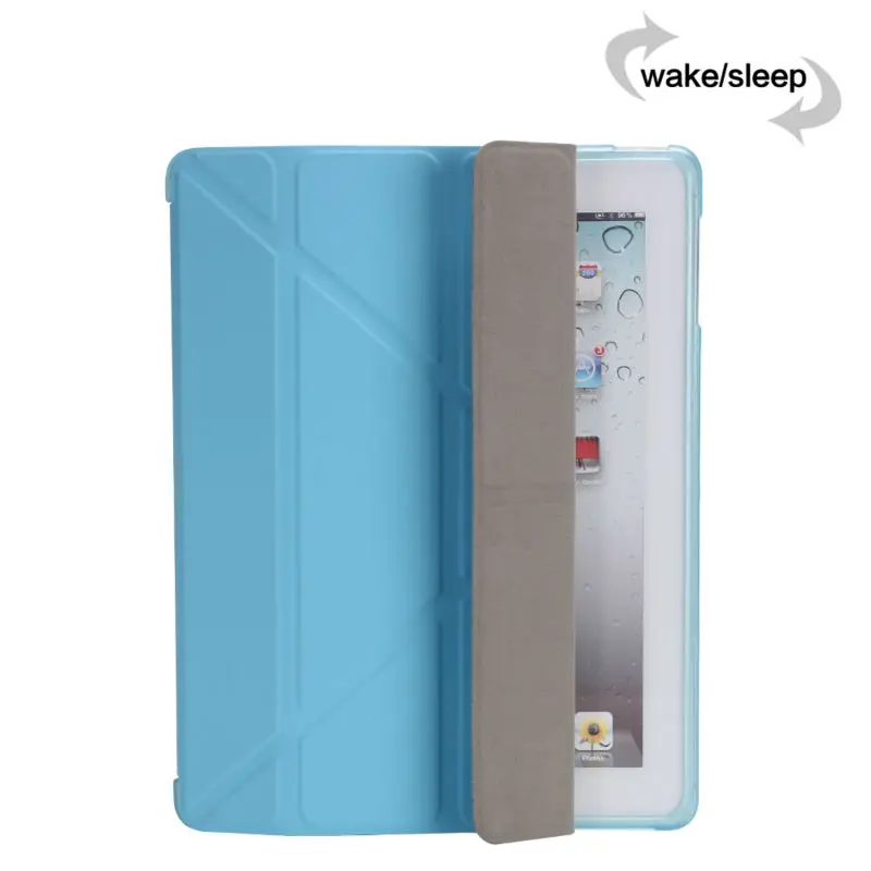 Красивый мягкий силиконовый чехол из ТПУ + умный подставка для apple ipad 2 3 4 тонкий