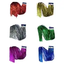 

1Pcs Balloon Tail Rain Curtain Meter Christmas Decoration Navidad For Home Creative Silk Balloons Pendant Xmas Tinsel Color L35