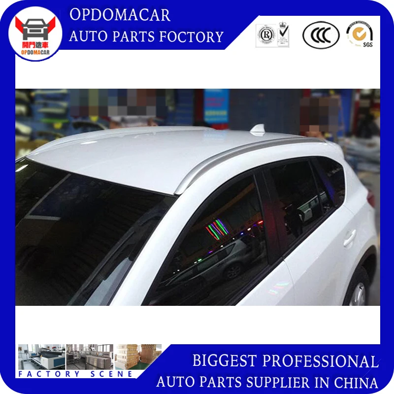 سبائك الألومنيوم المسمار تثبيت الجانب السكك الحديدية بار حامل سقفي لمازدا cx-5 CX5 2013-2016