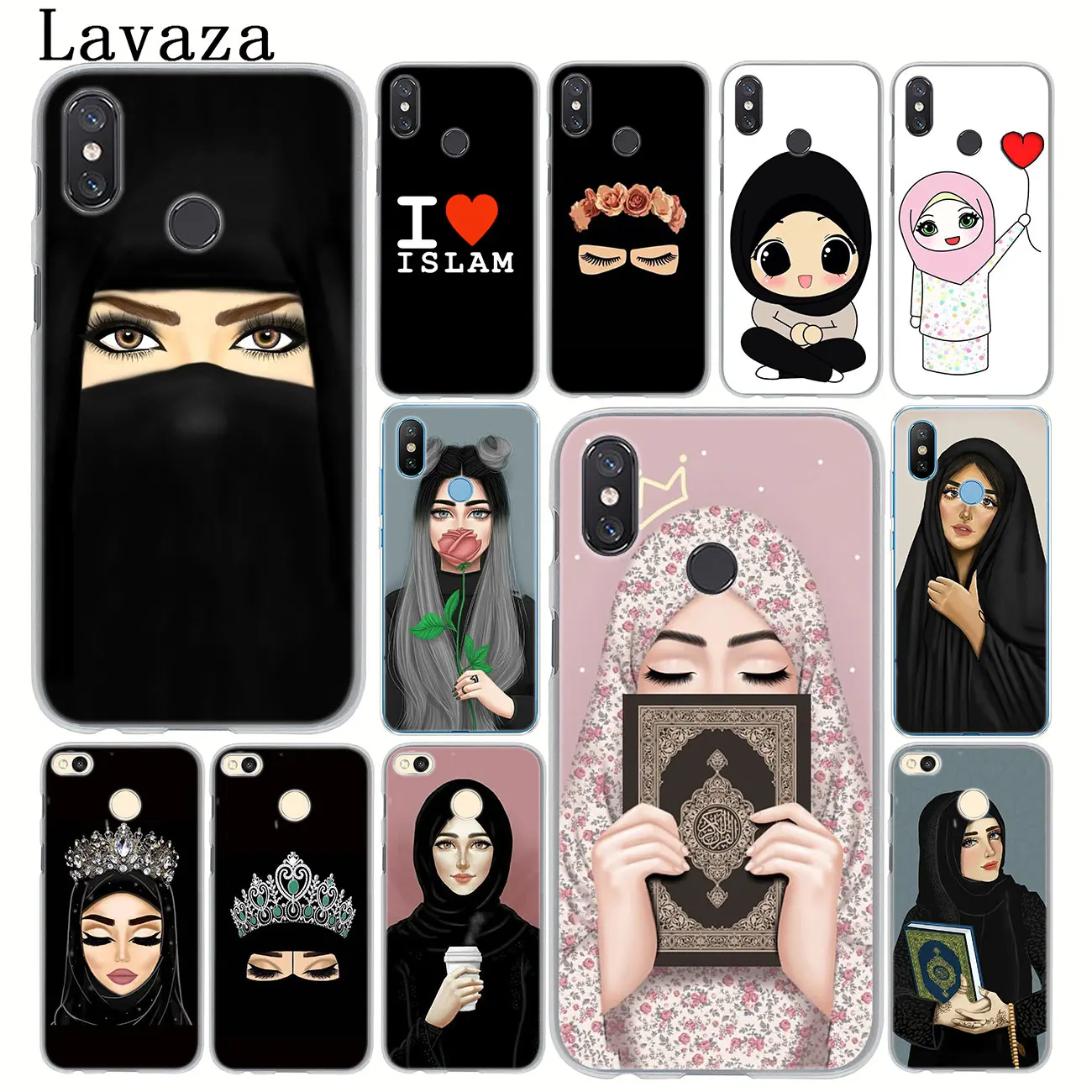 

Lavaza Muslim Islamic Woman In Hijab Face Gril Case for Xiaomi MI 9 8 SE A2 Lite A1 pocophone f1 6 6X 5S 5X MIX 2S MAX 3 Mi9