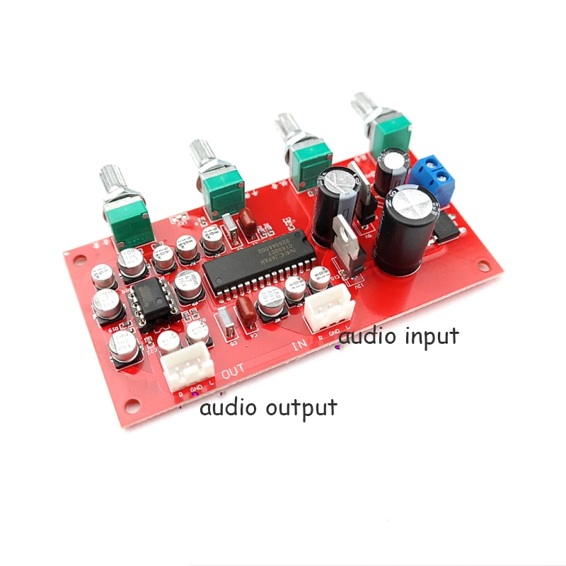 UPC1892CT Preamp Tone Board Preamplifier NE5532Tone Control Potentiometer Separation Dual DC 12v-24V UPC1892CT Preamp Tone Board Preamplifier NE5532Tone Control Potentiometer Separation Dual DC 12v-24V