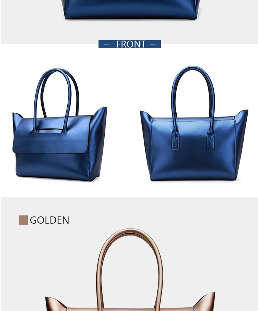 genuine leather hand bag women