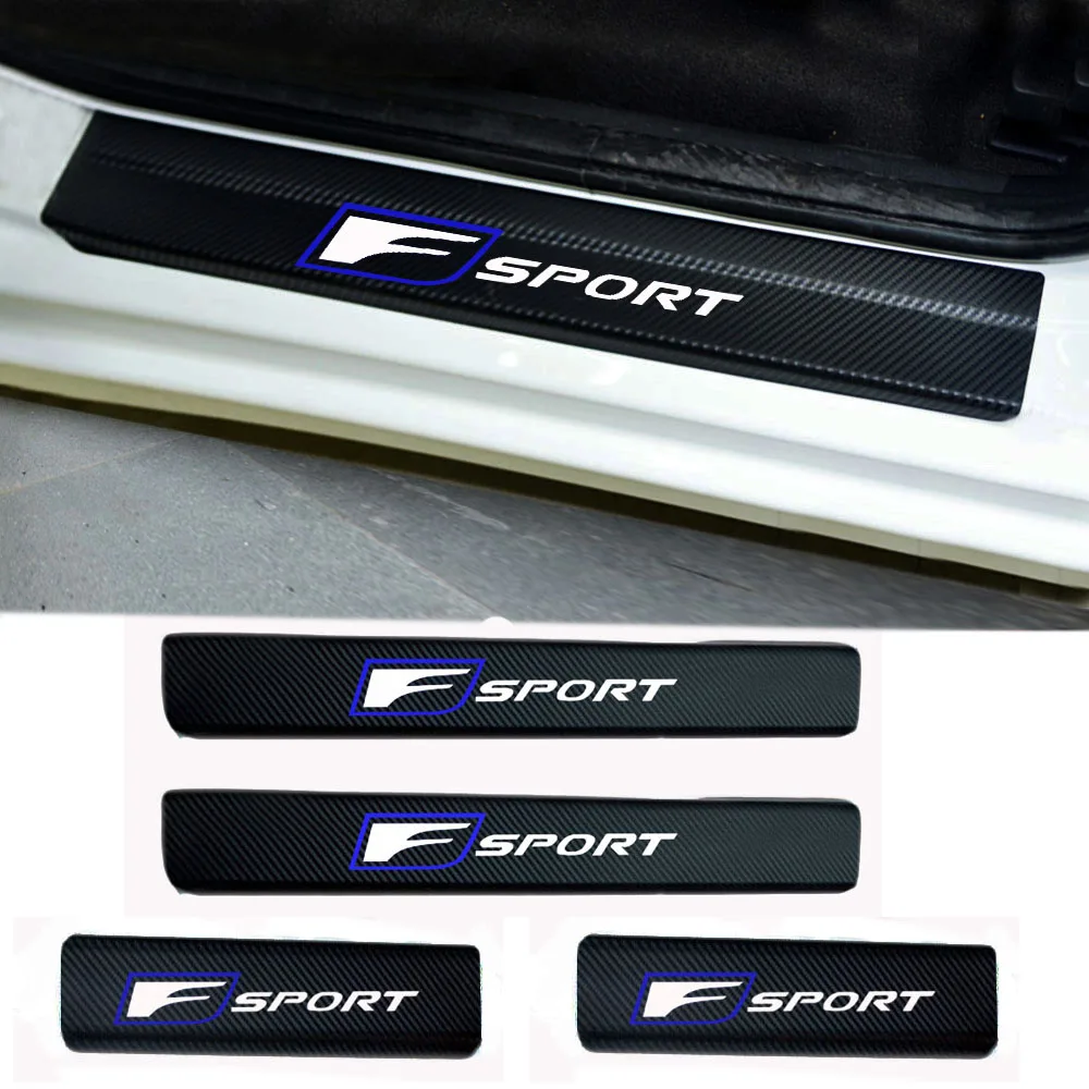 

Carbon Fiber Door Sill Scuff Plate Guards F Sport for Lexus IS ISF GS RX NX RX350 ES IS250 ES350 LX570 CT200 Auto accessories