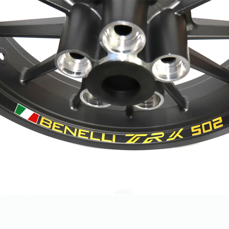 New high quality Fit Motorcycle Wheel Sticker stripe Reflective Rim For Benelli TRK 502 - Цвет: 13