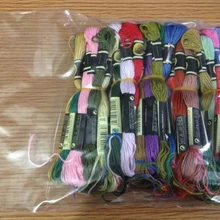 Oneroom вышивка нитки хлопок смешанные швейные нитки для вышивка по канве крестиком DIY ручной плетение ремесло работы