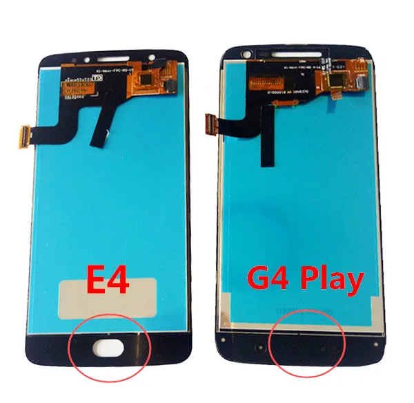 Для Motorola E4 XT1762 XT1763 XT1766 XT1767 Moto ЖК экран + сенсорный дигитайзер в сборе черный