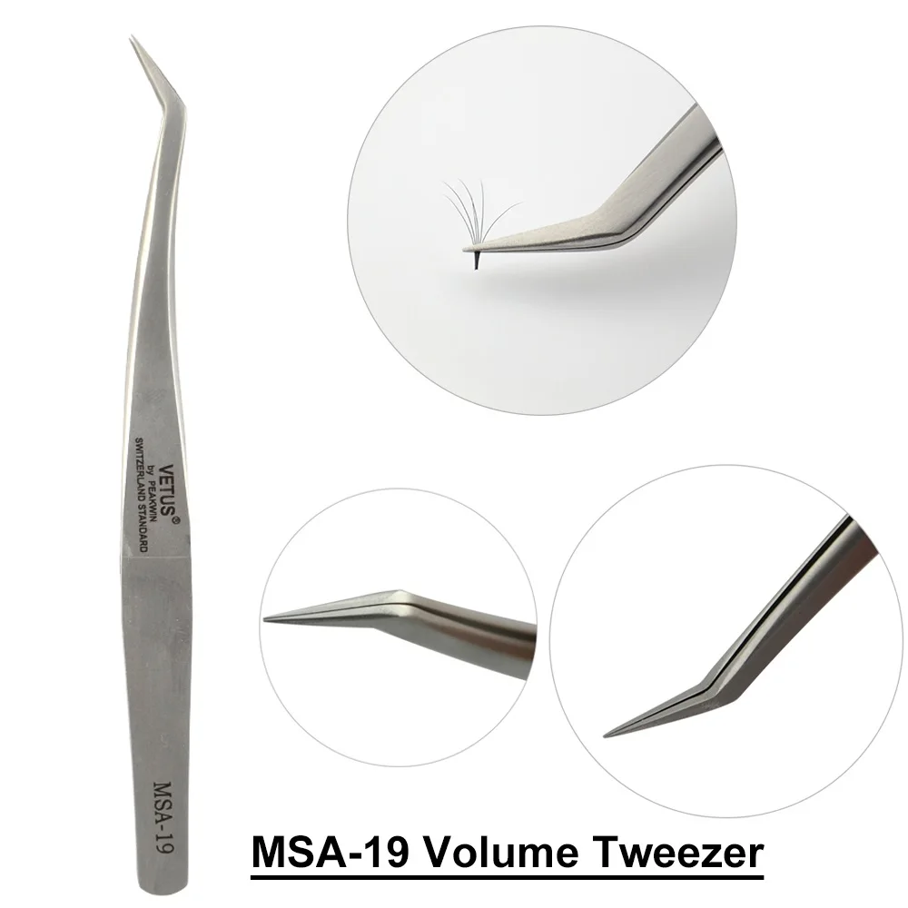 Best Quality VETUS Volume Lash Tweezer and Dolphin Tweezers for Eyelash