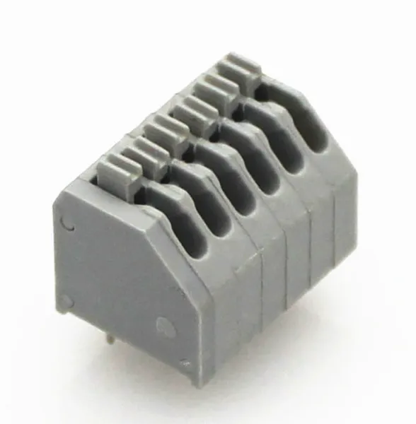 

Free shipping 50pcs/lot FS250-2.5 grey spring terminal block dg250 GSL002A/B 2.5MM pitch copper screwless terminals