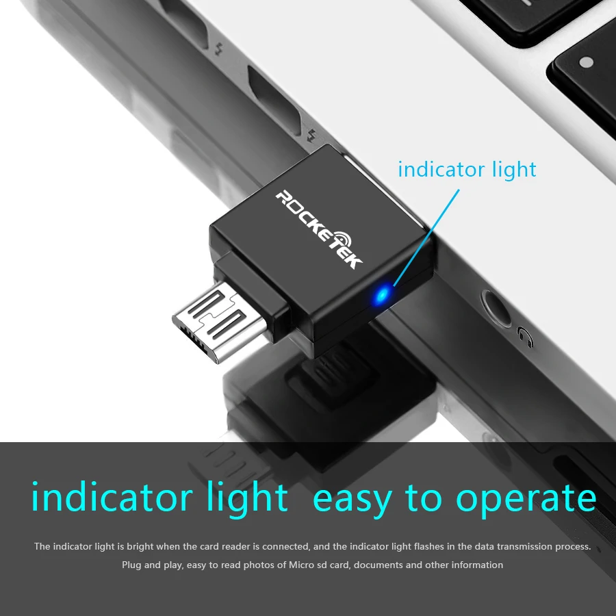 Rocketek high quality micro usb 2.0 multi memory otg phone card reader adapter for TF micro SD pc computer laptop accessories. Rocketek high quality micro usb 2.0 multi memory otg phone card reader adapter for TF micro SD pc computer laptop accessories.