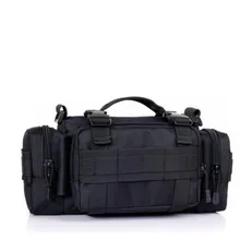 Тактическая поясная сумка для активного отдыха, специальная тактика оружия, спортивная езда на мотоцикле, водонепроницаемая поясная сумка черного цвета