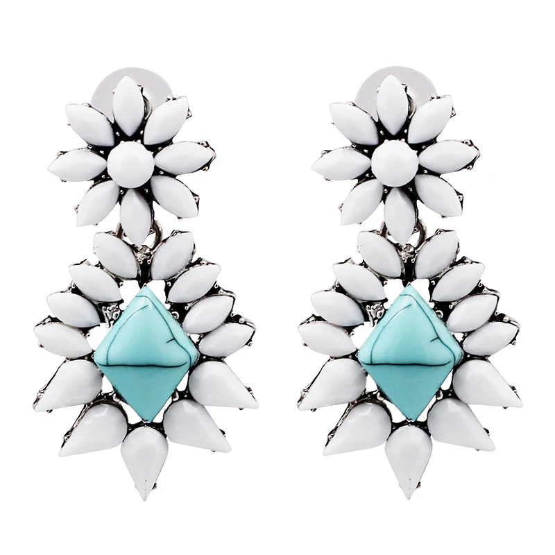 

2017 New Vintage Statement Earrings Women Jewelry Min Order $10 Trend Fashion Earring Factory Price E2302