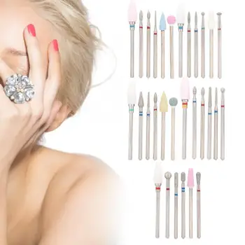 

Manicure Cutters 6pcs Stainless Steel Nail Drill Bits Polishing Manicure Pedicure Machine Accessory For Manicure