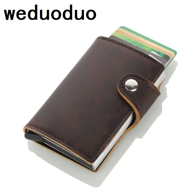 Weduoduo 2019 новый металлический мужской держатель для Карт RFID алюминиевый кредитных