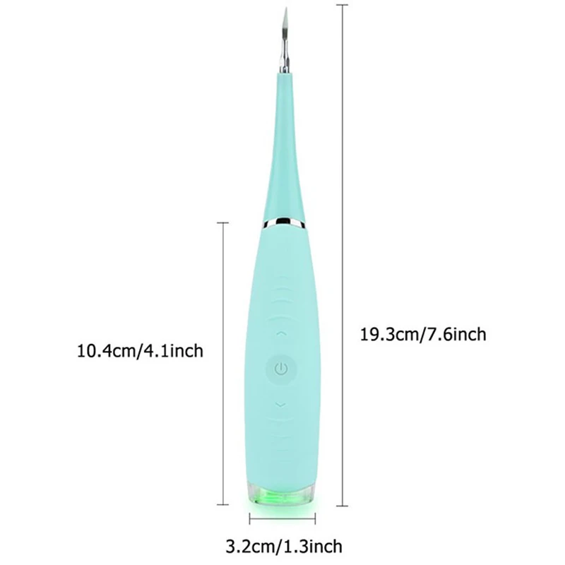 Электрический звуковой стоматологический скалер для отбеливания зубов для домашнего использования, удаление зубных пятен, зубной камень, масштабирование зубов, зарядка через Usb, высокая частота Vib