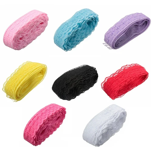 10 Yard Handicrafts Embroidered Net Lace Edge Trim Ribbon DIY Crafts 22mm Store 48 | Дом и сад