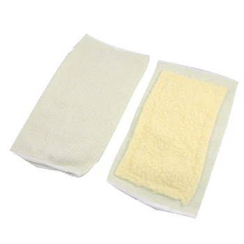 

2 pcs of MOOL Beige Stretchy Fleece Padding Knee Support Protector Warmer Pair