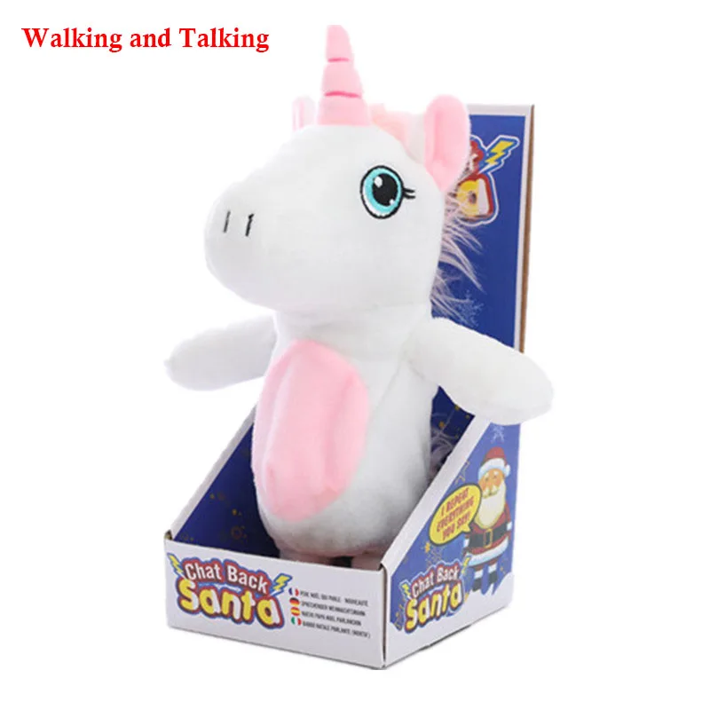 talking walking unicorn