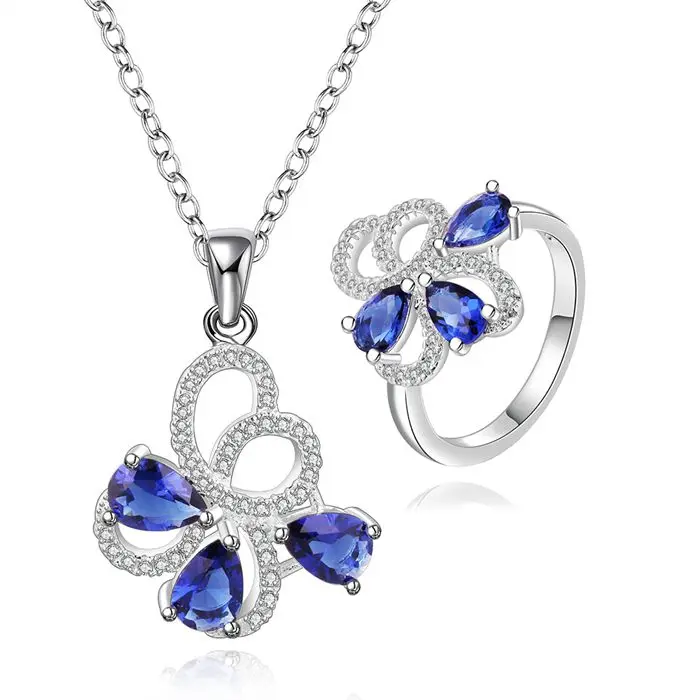 

LKNSPCS763 925 sterling silver jewelry set, fashion jewelry set Necklace 554 Ring 427-8 /dmxameea dypampwa