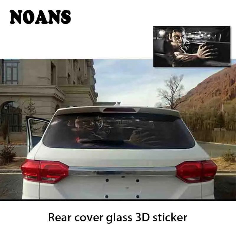 

NOANS 3D Car Rear Window Glass Windshield Stickers Reflective Accessories For Honda Civic 2017 Skoda Octavia a7 a5 Mazda 6 CX-5