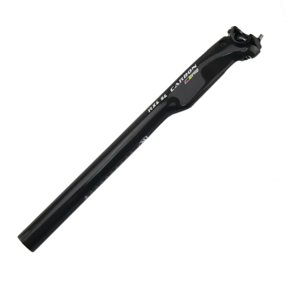 RXL SL BicycleSeat Post Carbon MTB  27.230.831.6mm 3K Glossy 350400mm Black Ultralight Full Carbon Fibre Bike Seatpost 25 (17)