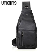 UniCalling Мужская сумка из натуральной кожи на груди модная мужская сумка через плечо из натуральной коровьей кожи мужская сумка-мессенджер может держать мини iPad