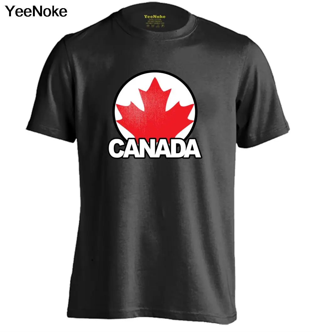 CANADA LOGO Canadian Maple Leaf flag Mens & Womens O neck