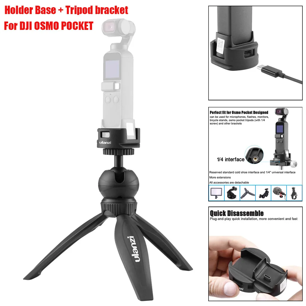 Stabilisator Wifi Halterung Basis Stativ Adapter für DJI OSMO POCKET Kamera