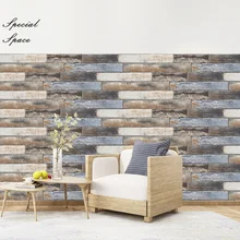 3 метра водонепроницаемый ПВХ деревянный камень напольная плитка с рисунком стикер s стены деревянные границы стикер кухня линия талии самоклеющиеся