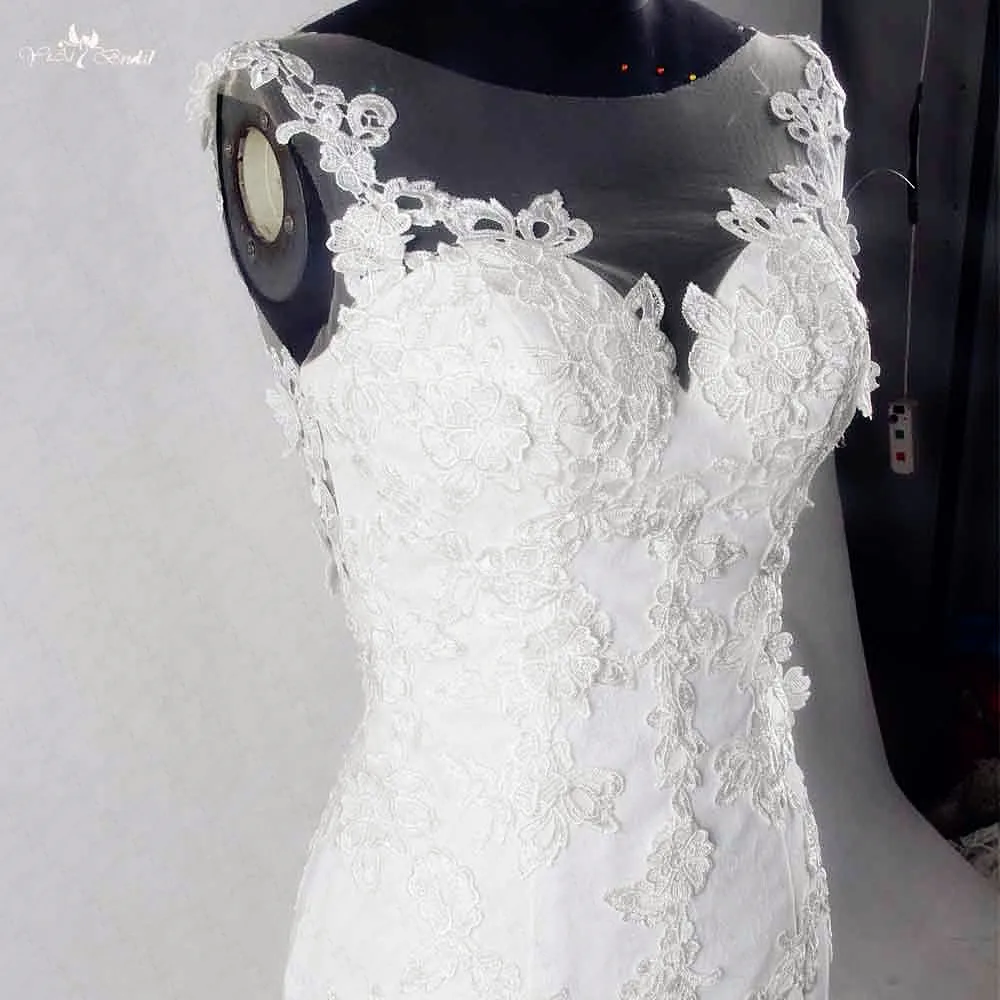 RSW995 кружевное свадебное платье-Русалка Vestido De Noiva Abito Da Sposa