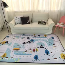 150X200 см толстые Мультяшные ковры для гостиной мягкие коврики для спальни дети играть ползать Пол Коврик противоскользящий ковер для детской комнаты