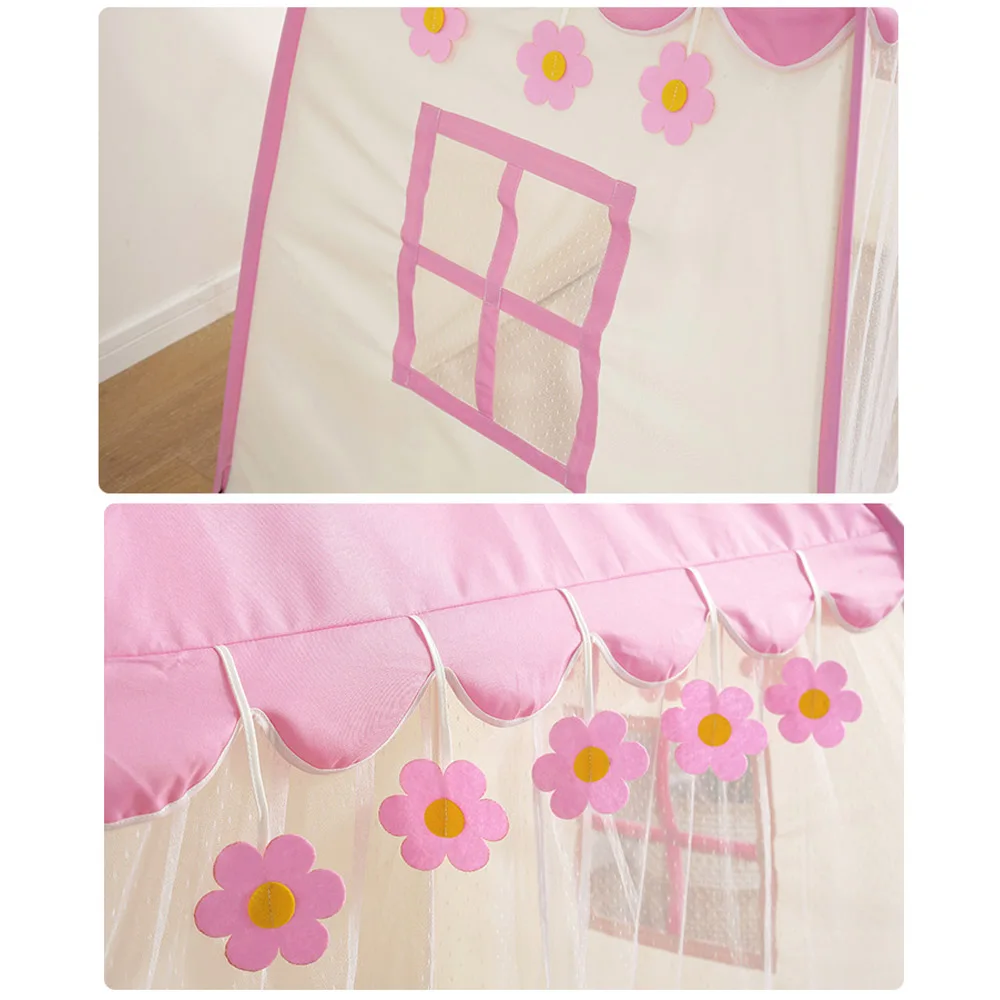 Портативный детский игровой домик тюль Игровая палатка Юрта креативное развитие