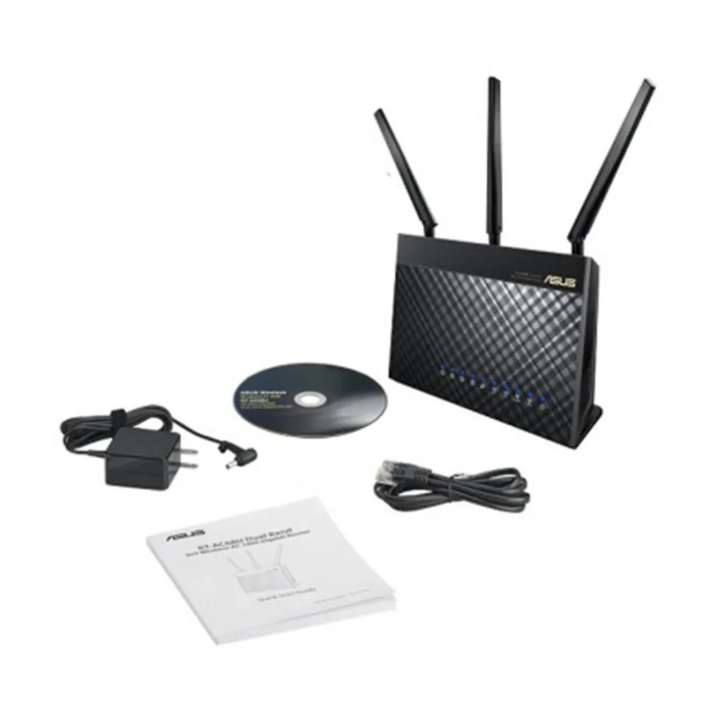 

ASUS RT-AC51U 750M Wireless Router 5 Ethernet & 1 USB ports AC Technology 2.4G 5G Dual Band Router With 2 Aerials