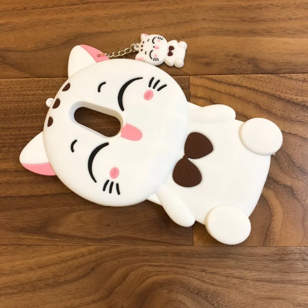 3D Silicon Unicorn Lucky Cat Case For Xiaomi Redmi 5 Plus Cute Cartoon Soft Phone Cover for Xiaomi Redmi 5 Plus 5.99 inch fundas