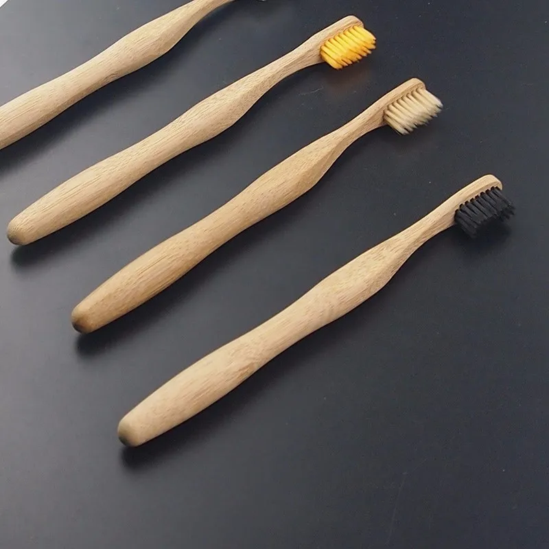 Peças de Bambu Escova de Dentes Impressão do Logotipo o Serviço do Oem Logo Impressos Personalizados Quantidade Mínima 100 Extra Macio Peças 8 13 High Quality Beleza e saúde