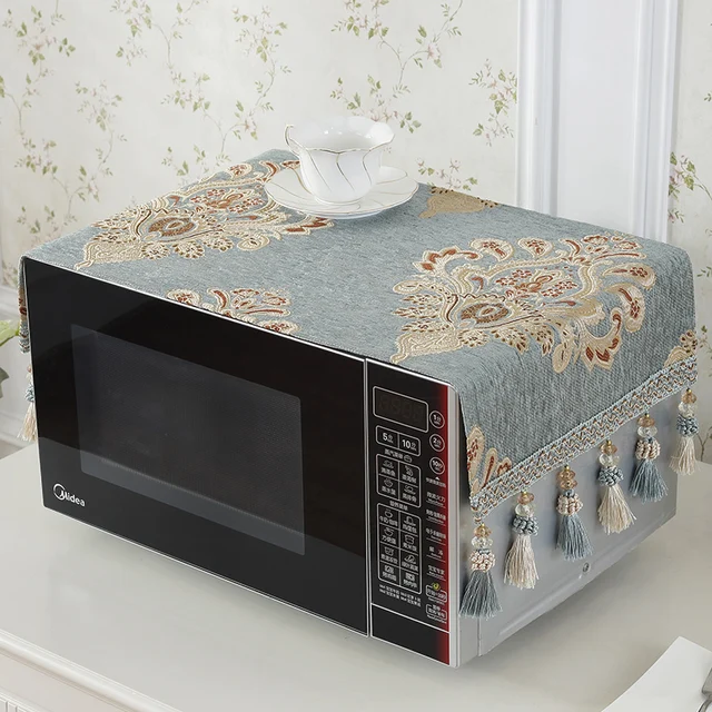 Best Offers Monica Oven Dustproof Cover Microwave Oven Covering Cloth Dustproof General Purpose Beautiful Real Rectangle Microwave Oven
