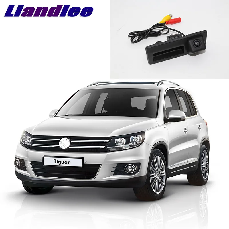 LiandLee ручка багажника автомобиля заднего вида парковочная камера для Volkswagen VW Tiguan
