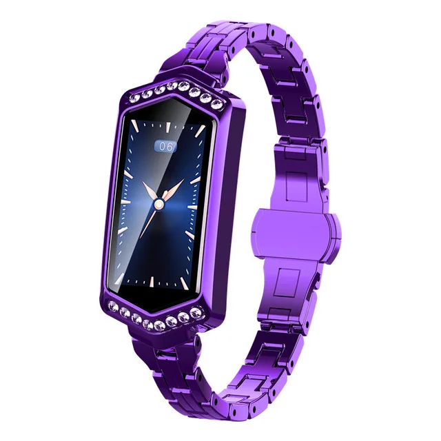 Smart Watch Women IP67 Waterproof Heart Rate Monitor Metal Strap Fitness Bracelet For Android IOS Phone Wife Gift Reloj Luxury