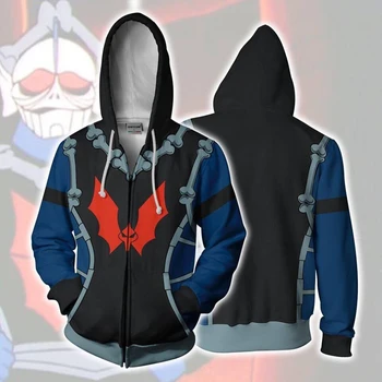 

BIANYILONG 2018 new Men Hooded Batros 3D Printed Hoodies Casual Tracksuit Casual zipper hoodie hooded hip hop tops