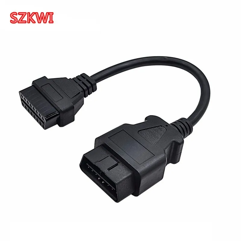 30 см OBD II 16Pin штекер женский кабель 2 расширение OBD2 16 pin адаптер разъем | Автомобили